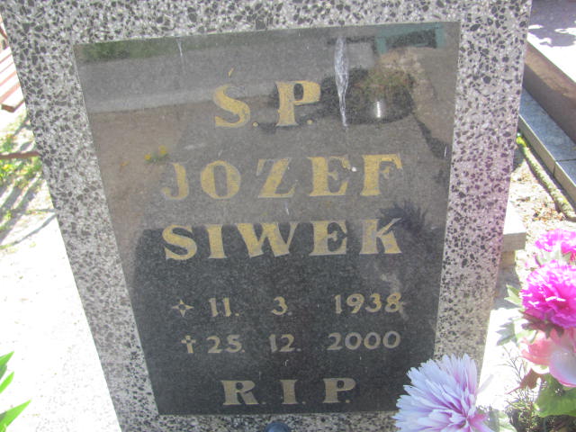 Józef Siwek 1938 Kluczbork - Grobonet - Wyszukiwarka osób pochowanych