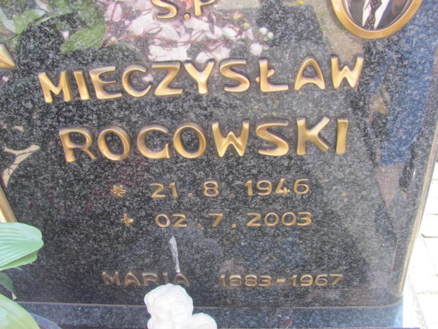 Mieczysław Rogowski 1946 Kluczbork - Grobonet - Wyszukiwarka osób pochowanych