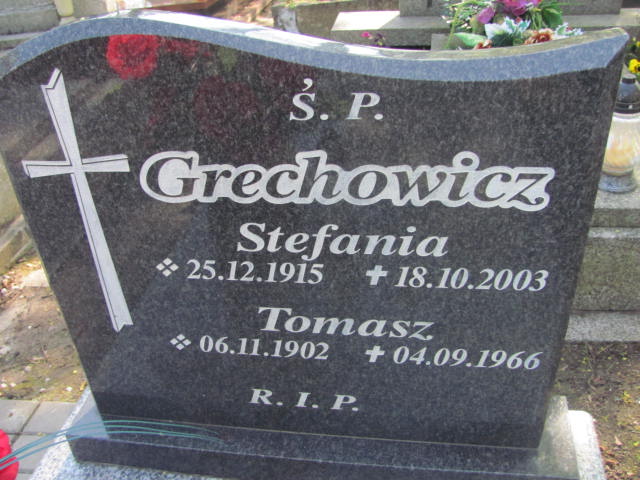 Stefania Grechowicz 1915 Kluczbork - Grobonet - Wyszukiwarka osób pochowanych
