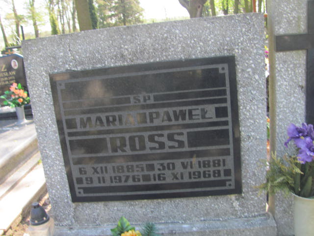 Maria Ross 1885 Kluczbork - Grobonet - Wyszukiwarka osób pochowanych