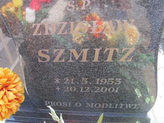 Zdzisław Szmitz 1953 Kluczbork - Grobonet - Wyszukiwarka osób pochowanych