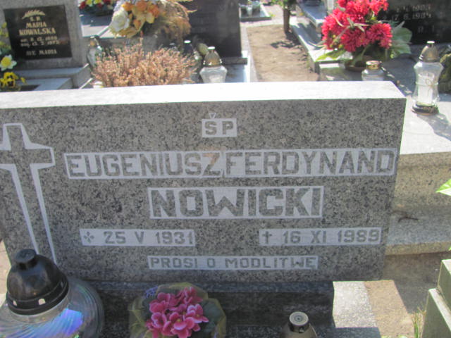 Eugeniusz Ferdynand Nowicki 1931 Kluczbork - Grobonet - Wyszukiwarka osób pochowanych