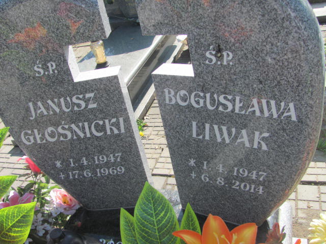 Bogusława Liwak 1947 Kluczbork - Grobonet - Wyszukiwarka osób pochowanych