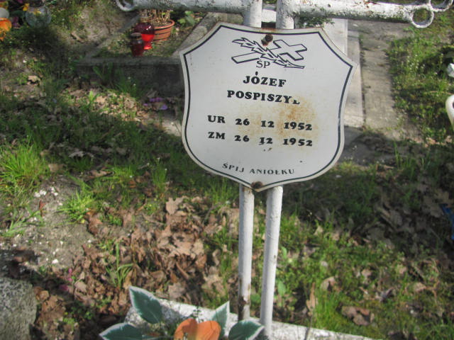 Józef Pospiszyl 1952 Kluczbork - Grobonet - Wyszukiwarka osób pochowanych