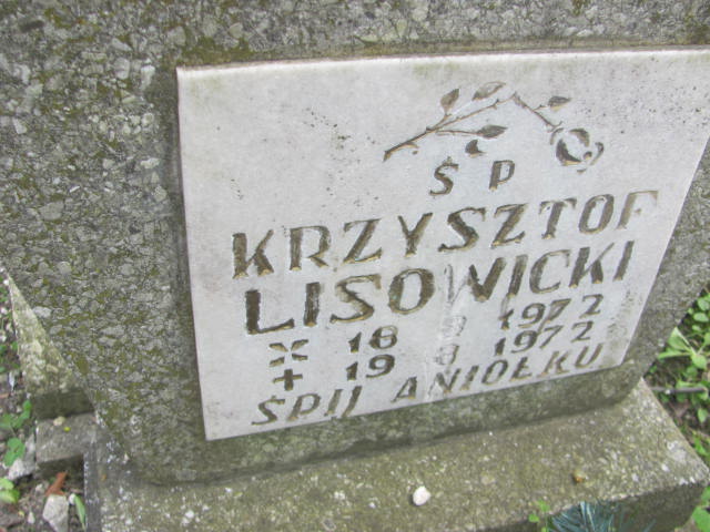 Krzysztof Lisowicki 1972 Kluczbork - Grobonet - Wyszukiwarka osób pochowanych