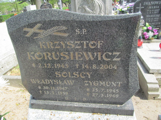 Władysław Solski 1947 Kluczbork - Grobonet - Wyszukiwarka osób pochowanych