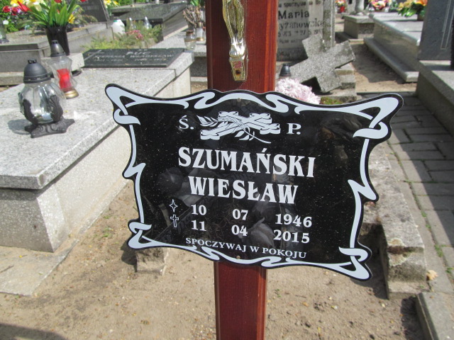 Wiesław Szumański 1946 Kluczbork - Grobonet - Wyszukiwarka osób pochowanych