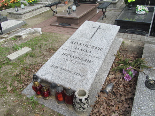 Grób Janina Adamczyk