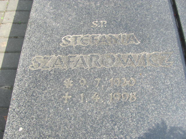 Stefania Szafarowicz 1920 Kluczbork - Grobonet - Wyszukiwarka osób pochowanych